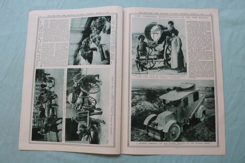 1915 MARCH 11 NEW YORK TIMES MID-WEEK PICTORIAL - HOLY MAN OF THE EAST - NP 9131