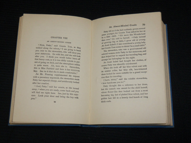 1929 PATTY FAIRFIELD HARDCOVER BOOK BY CAROLYN WELLS - KD 7297
