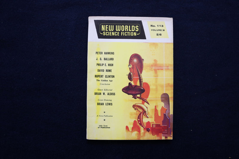 1961 DECEMBER NEW WORLDS SOFTCOVER DIGEST MAGAZINE- VOLUME 38, NUMBER 113- K 446