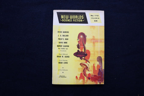 1961 DECEMBER NEW WORLDS SOFTCOVER DIGEST MAGAZINE- VOLUME 38, NUMBER 113- K 446