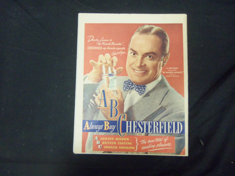 1947 JULY 8 LOOK MAGAZINE - PARIS LONDON FASHIONS - BOB HOPE BACK COVER- ST 2810