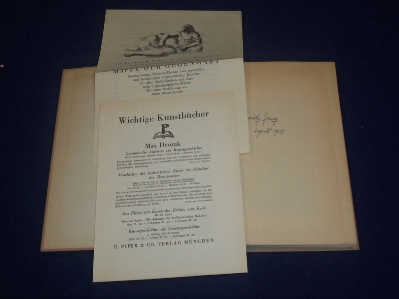 1924 DEGAS BOOK JULIUS MEIER GRAEFE - GERMAN TEXT - 62 ILLUSTRATIONS - KD 2426