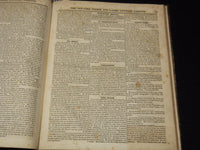 1823-1824 NEW YORK MIRROR AND LADIES GAZETTE BOUND VOLUME NO. 1 - R 89F