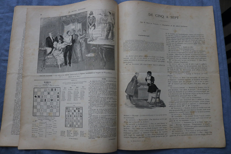 1894 JAN 20 LE MONDE ILLUSTRE MAGAZINE-LES EVENEMENTS DE SICILE-FRENCH - NP 8459