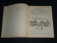 1940 HARVARD & CAMBRIDGE A SKETCH BOOK AUTOGRAPHED BY JACK FROST - KD 5470