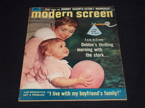 1958 JUNE MODERN SCREEN MAGAZINE - DEBBIE REYNOLDS COVER - E 16839