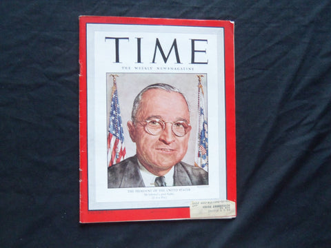 1945 APRIL 23 TIME MAGAZINE - HARRY S. TRUMAN - T 964