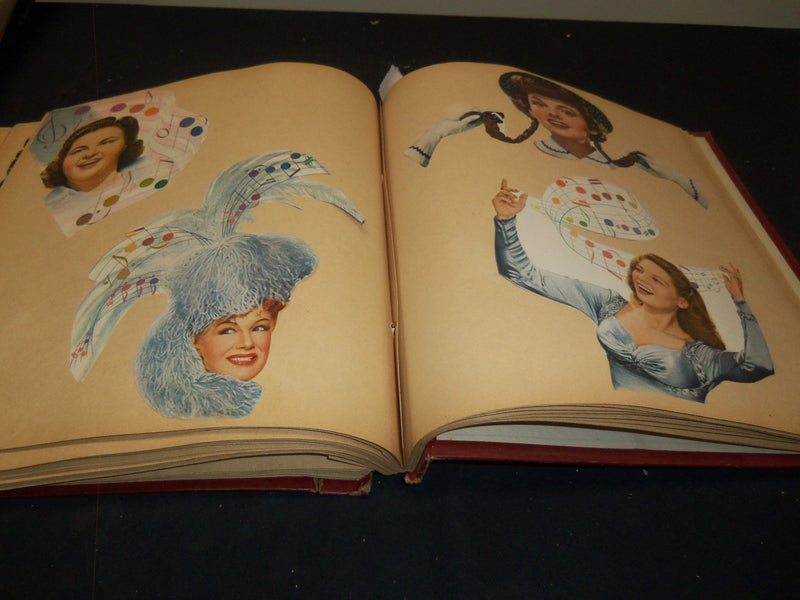 1940'S HOLLYWOOD MOVIE STARS SCRAPBOOK - GREAT PHOTOS - SHIRLEY TEMPLE - 34A