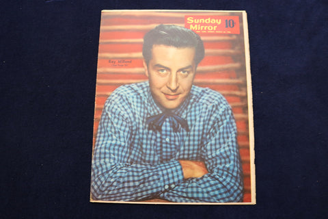 1946 MARCH 24 NY MIRROR MAGAZINE - RAY MILLAND COVER - E 22443