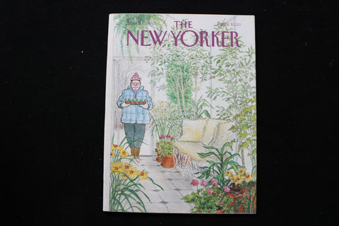 1985 MARCH 11 NEW YORKER MAGAZINE - GREAT ILLUSTRATED COVER - NY 3181