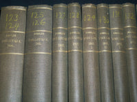 1900-1909 ANNALES D'OCULISTIQUE FRENCH VOLUMES LOT OF 19 - NICE PLATES - KD 18