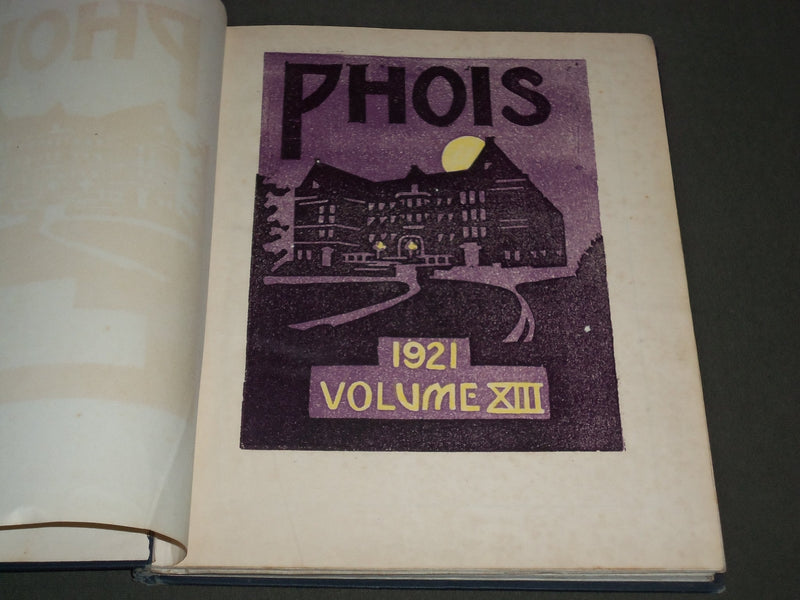 1921 PHOIS POUGHKEEPSIE HIGH SCHOOL YEARBOOK - NEW YORK - YB 1101