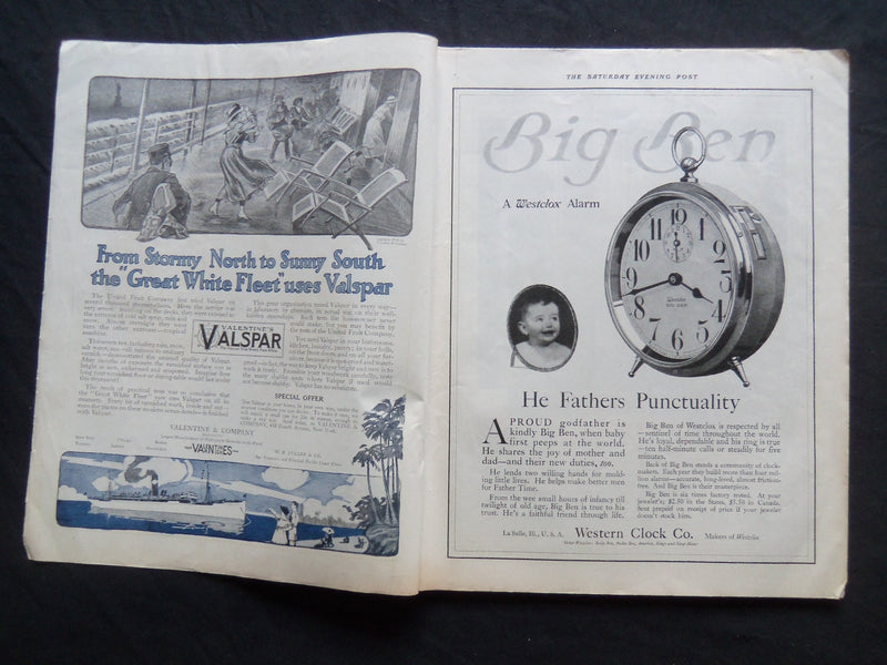 1917 SEP 29 THE SATURDAY EVENING POST MAGAZINE-FLAVIUS BEST, PINXIT COVER-SP 825