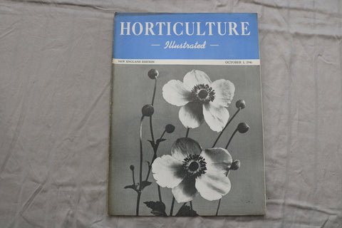 1946 OCT 1 HORTICULTURE ILLUSTRATED MAGAZINE - NICE SCENERY COVER - ST 1014M