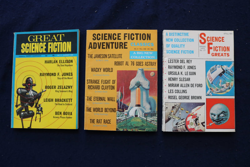 1952-1971 SCIENCE FICTION DIGEST MAGAZINES - LOT OF 17 - O 3484