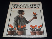 1918 APRIL 27 THE COUNTRY GENTLEMAN MAGAZINE ILLUSTRATED COVER ART - E 2871