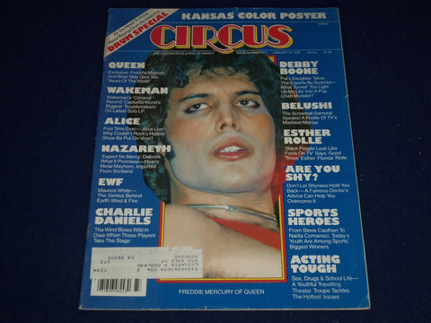 1978 JANUARY 19 CIRCUS MAGAZINE - FREDDIE MERCURY COVER - GREAT PHOTOS - J 776