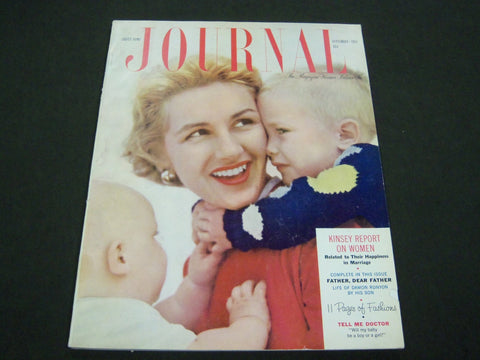 1953 SEPTEMBER LADIES HOME JOURNAL MAGAZINE - BEAUTIFUL FRONT COVER - ST 1897