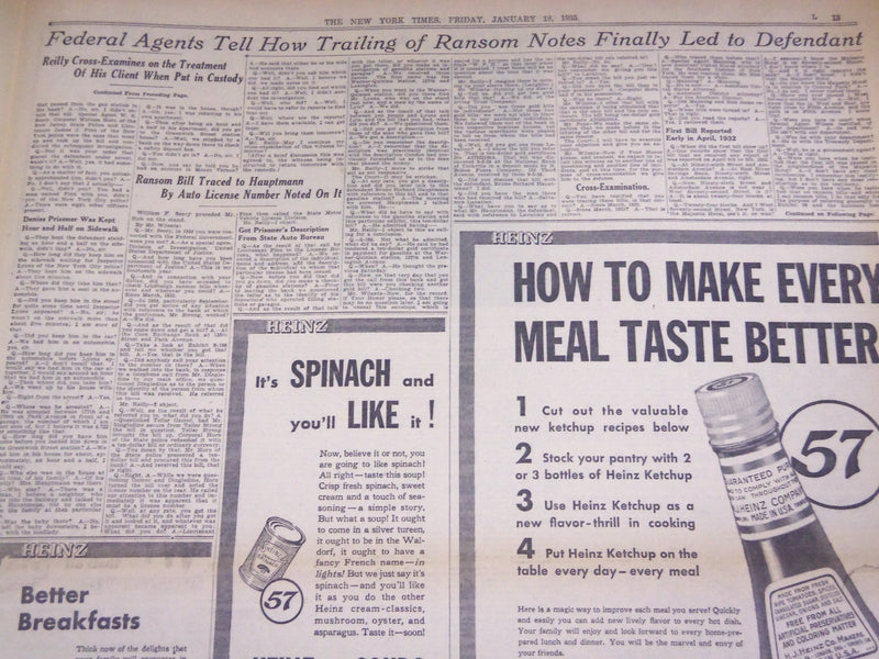 1935 JANUARY 18 NEW YORK TIMES - YOU STOP LYING, HAUPTMANN RAGES - NT 2012