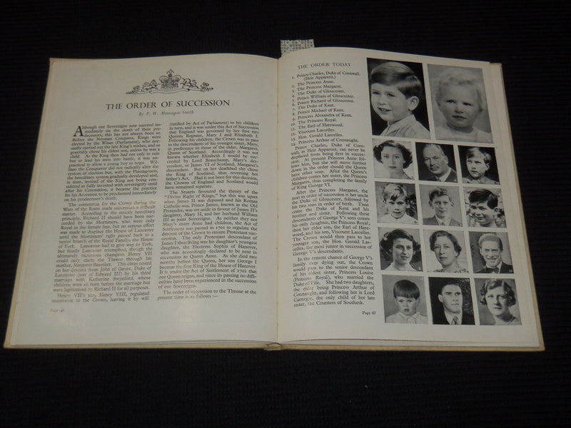 1952-1953 QUEEN ELIZABETH PHOTO ALBUMS LOT OF 2 - HARDCOVER - KD 5403D