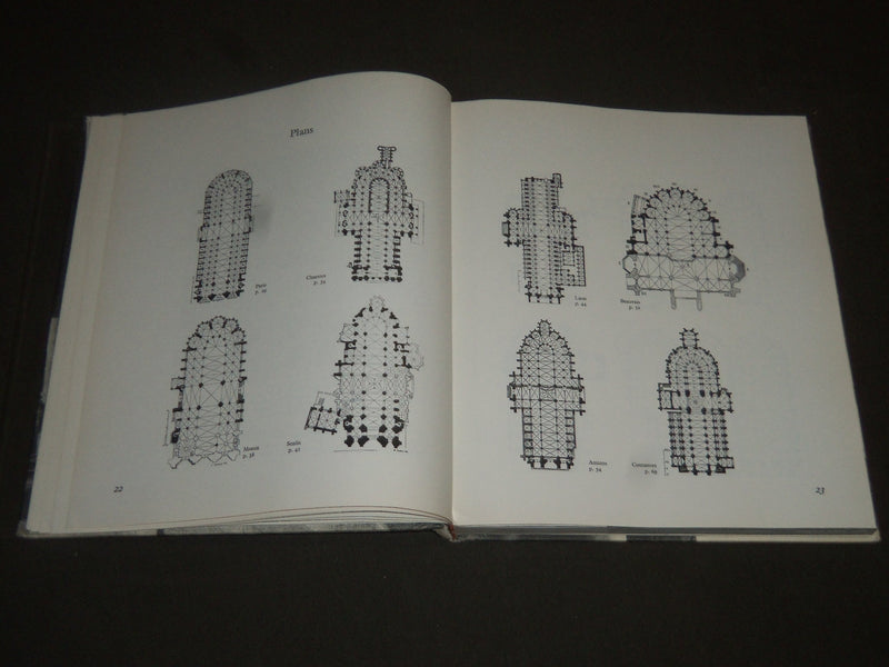 1963 CATHEDRALES DE FRANCE BY YVAN CHRIST HARDCOVER BOOK - FRENCH TEXT - I 487