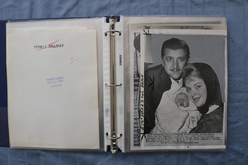 1960'S MOVIE PHOTOS FROM NEWSPAPER FILES, IN PLASTIC - 41 PHOTOS - #121