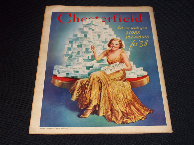 1938 FEBRUARY 1 LOOK MAGAZINE - SONJA HENIE FRONT COVER - E 20346