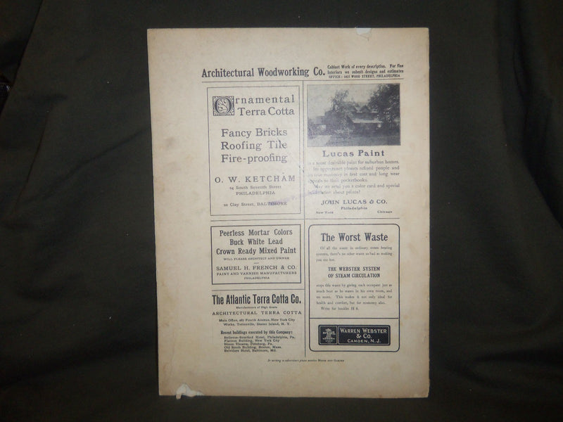 1904 DECEMBER THE HOUSE & GARDEN MAGAZINE - GREAT PHOTOS & ADS - ST 767