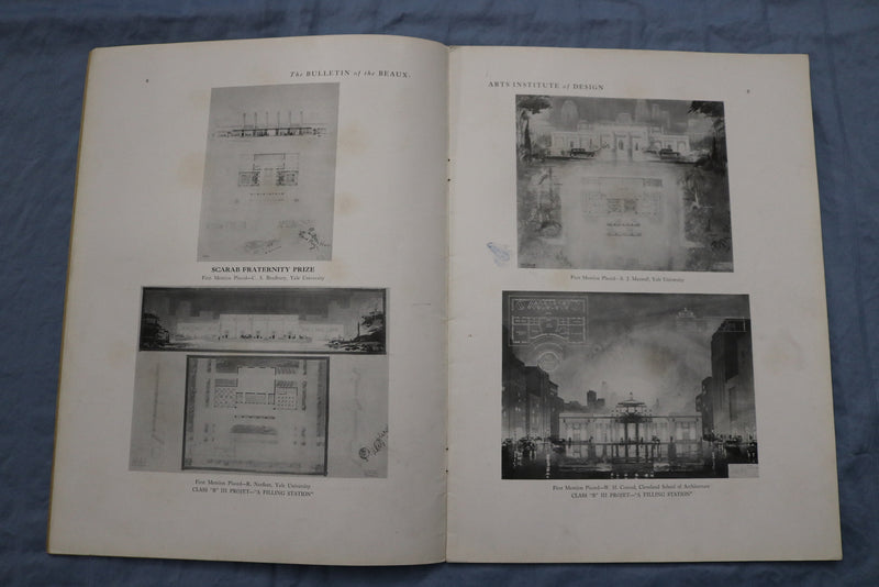 1928 APR THE BULLETIN OF THE BEAUX-ARTS INSTITUTE OF DESIGN MAGAZINE - ST 5507W