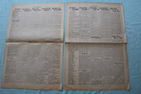 1918 THE CADUCEUS VICHY (FRANCE) HOSPITAL NEWSPAPER - LOT OF 2 - NP 9067