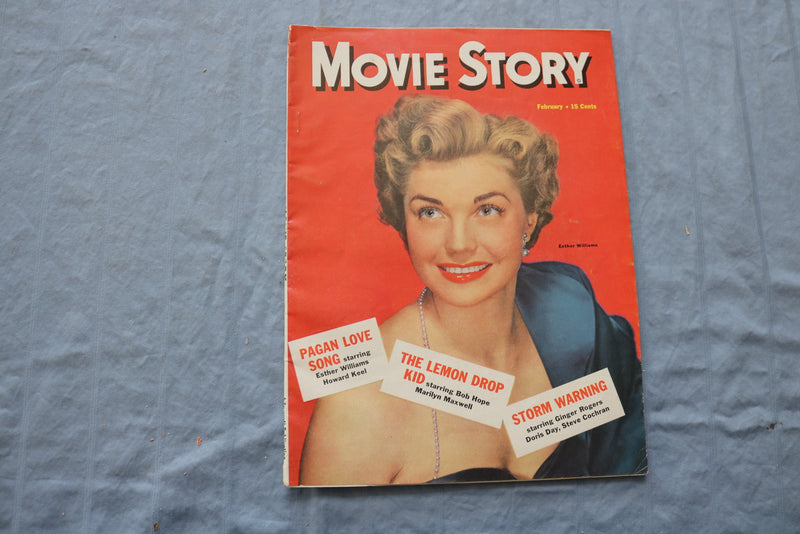 1951 FEBRUARY MOVIE STORY MAGAZINE - ESTHER WILLIAMS COVER - ST 1002I
