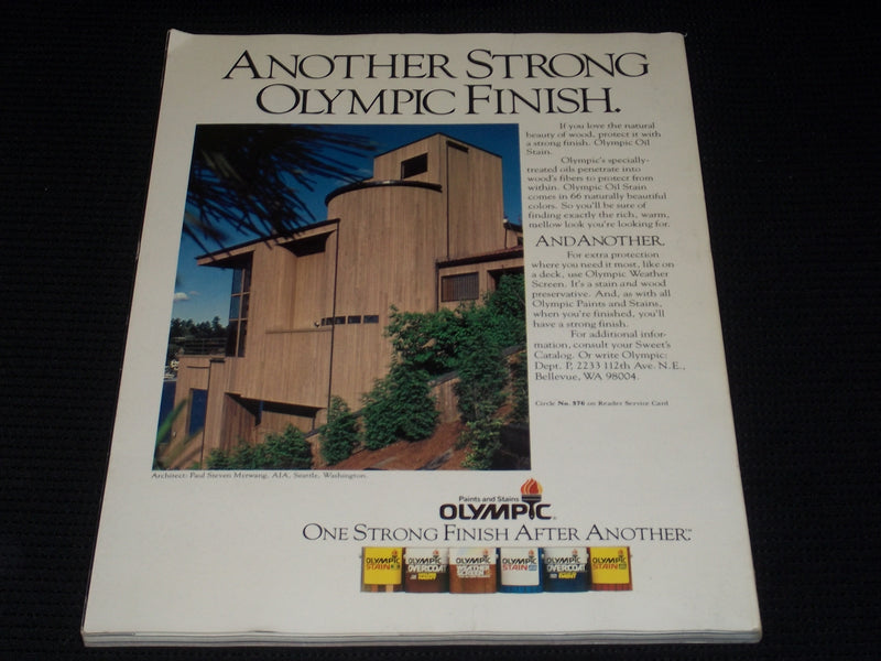 1983 JANUARY PROGRESSIVE ARCHITECTURE MAGAZINE - 30TH ANNUAL P/A AWARDS - E 4097