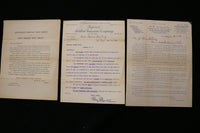 1895-1905 BUSINESS EPHEMERA - LOT OF 3 - K 1922