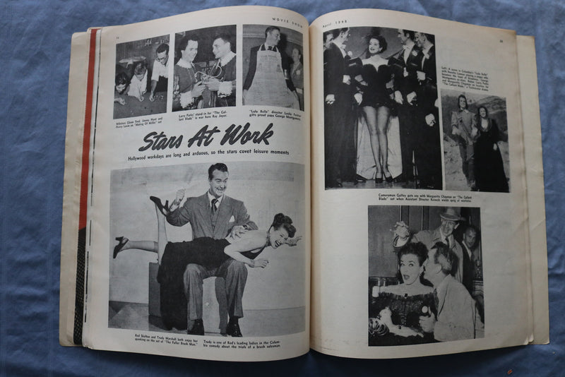 1948 APRIL MOVIE SHOW MAGAZINE - SUSAN HAYWARD COVER - ST 1003A