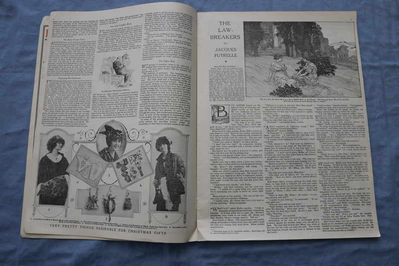 1913 DECEMBER WOMAN'S WORLD MAGAZINE - ILLUSTRATIONS/STORIES/ADS - SP 4783H