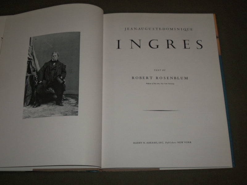 1990 JEAN-AUGUSTE DOMINIQUE INGRES BY ROBERT ROSENBLUM HARDCOVER BOOK - I 1319