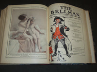 1915 THE BELLMAN MAGAZINE BOUND VOLUME LOT OF 2 COMPLETE YEAR - PHOTOS - R 421
