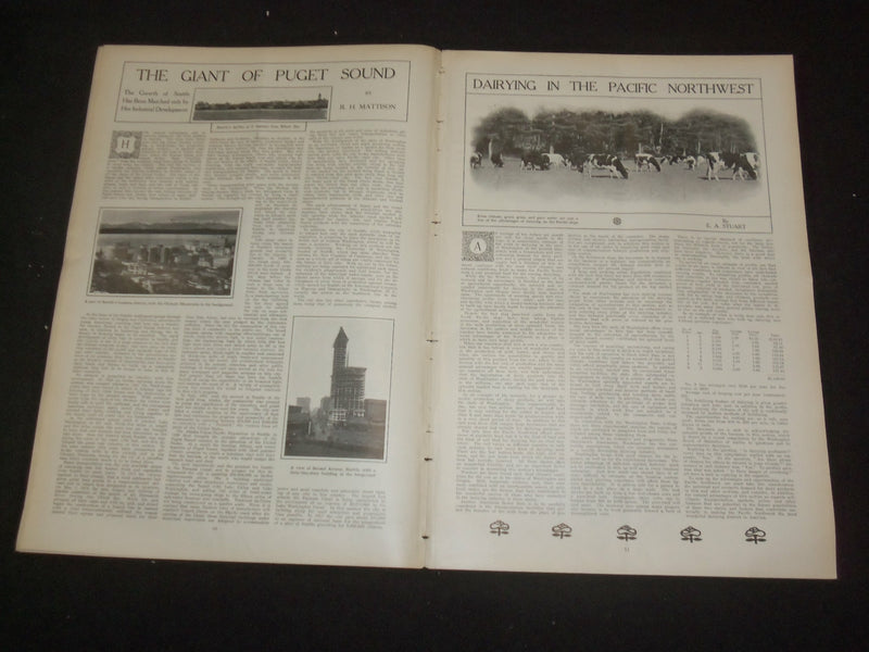 1913 MAY 31 HARPER'S WEEKLY MAGAZINE - INDUSTRIAL SERIES: WASHINGTON - ST 6390