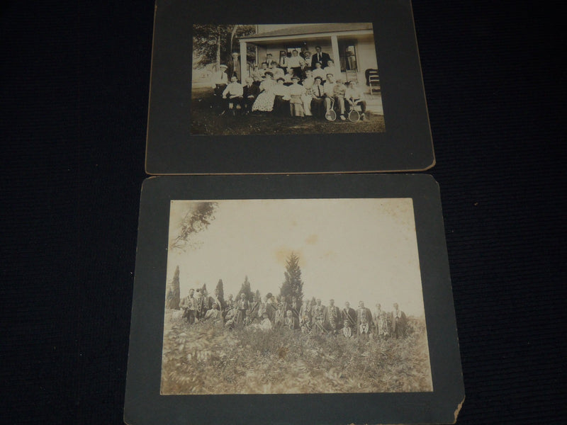 1800'S-1900'S GROUP PHOTOS MOUNTED LOT OF 8 - #177