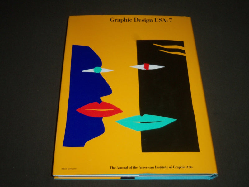 1986 GRAPHIC DESIGN USA NO. 7 HARDCOVER BOOK - GREAT PRINTS - I 580