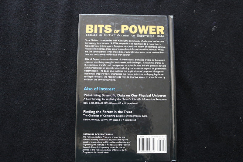 1997 BITS OF POWER HARDCOVER BOOK - NATIONAL ACADEMY PRESS - KD 9729