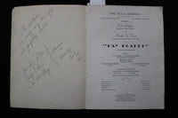 1937 GAY BLADES - ICE CARNIVAL OFFICIAL PROGRAM - K 2259