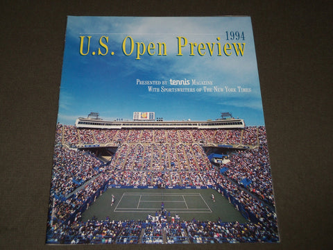 1994 U. S. OPEN PREVIEW TENNIS MAGAZINE - GREAT COVER & PHOTOS - J 2723