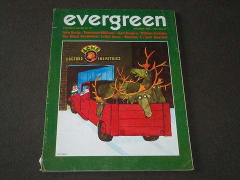 1967 DECEMBER EVERGREEN MAGAZINE NO. 50 - GREAT COVER - CW 957