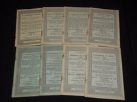 1956-1960 HODGSON & CO. BOOK CATALOGUES LOT OF 8 - SOFTCOVER - O 3078B