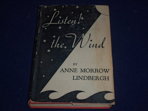 1938 LISTEN! THE WIND BOOK BY ANNE MORROW LINDBERGH - 5TH PRINTING - KD 2173