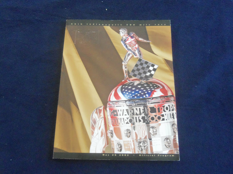 2002 MAY 26 86TH INDIANAPOLIS 500 RACING PROGRAM - GREAT PHOTOS - SP 6599M