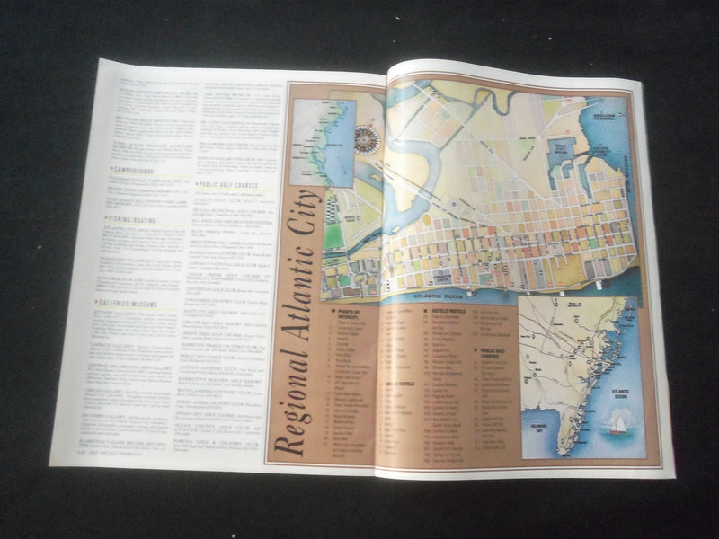 1995 MAY A.C. SHORECAST MAGAZINE - ATLANTIC CITY MONTHLY GUIDE - SP 8165V