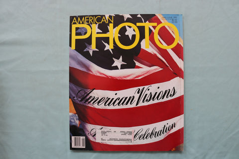 1991 MAY/JUNE AMERICAN PHOTO MAGAZINE - AMERICAN VISIONS COVER - E 19667
