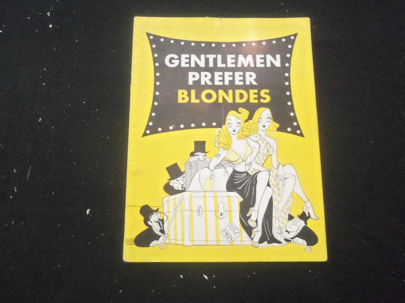 1949 GENTLEMEN PREFER BLONDES SOUVENIR SHOW PROGRAM - CAROL CHANNING - B 1140S